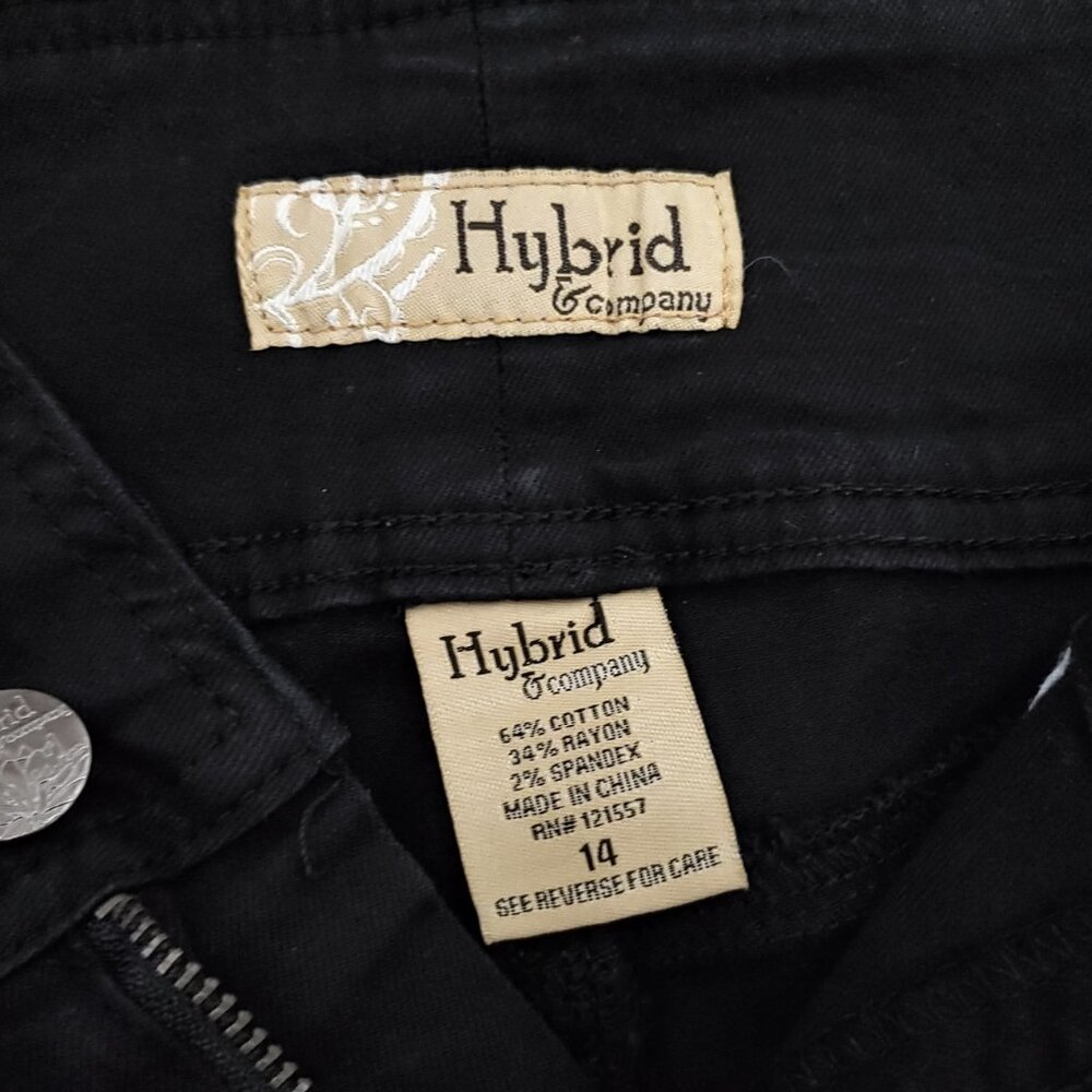 Hybrid & Co. Women's Super Comfy Stretch ripped Jeans Jegging Size 14 - Picture 8 of 8